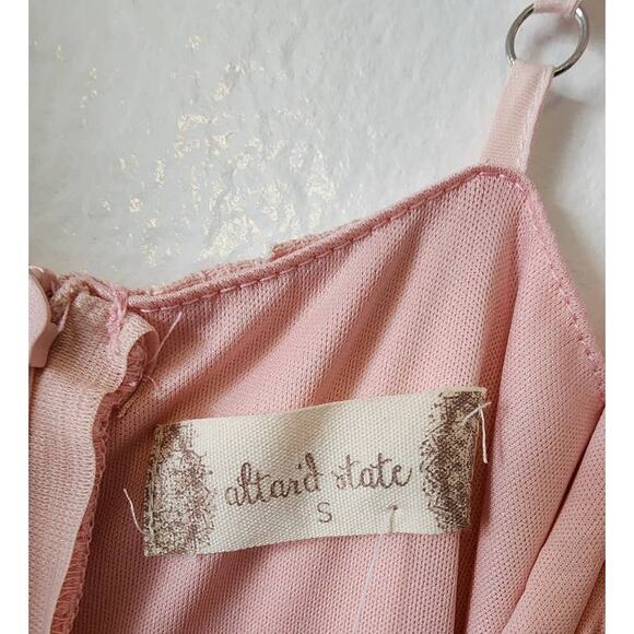 Altar'd State Giuly Pink Lace Dress Small NEW - Picture 4 of 12